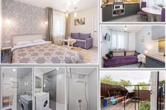 Симпатичная спальня с подсветкой